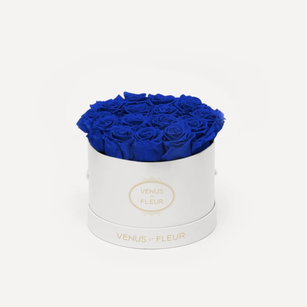 Venus Et Fleur Small Round in Deep Blue